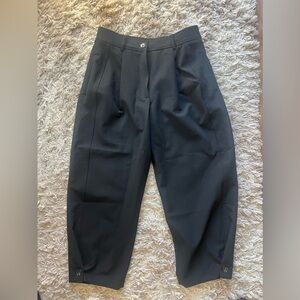 Zara wide leg capri pants